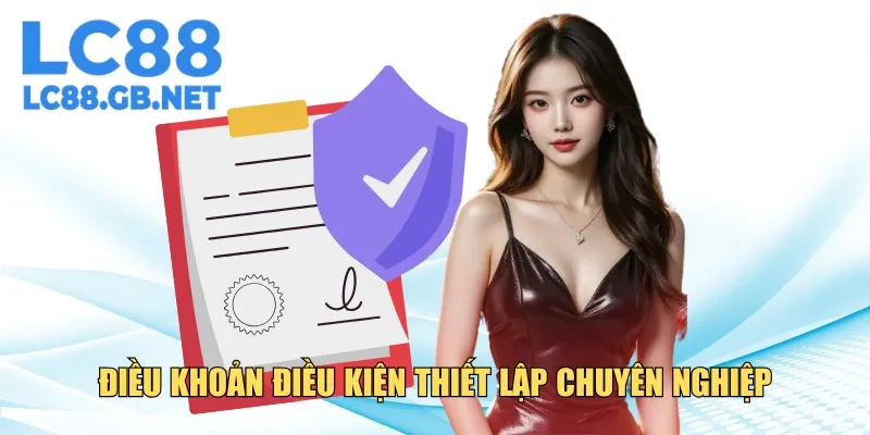 Điều khoản điều kiện được thiết lập chuyên nghiệp