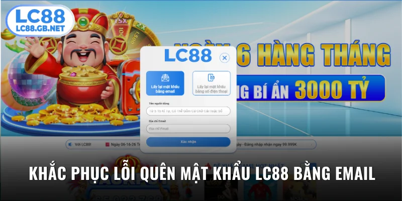 Khắc phục lỗi quên mật khẩu login bằng email